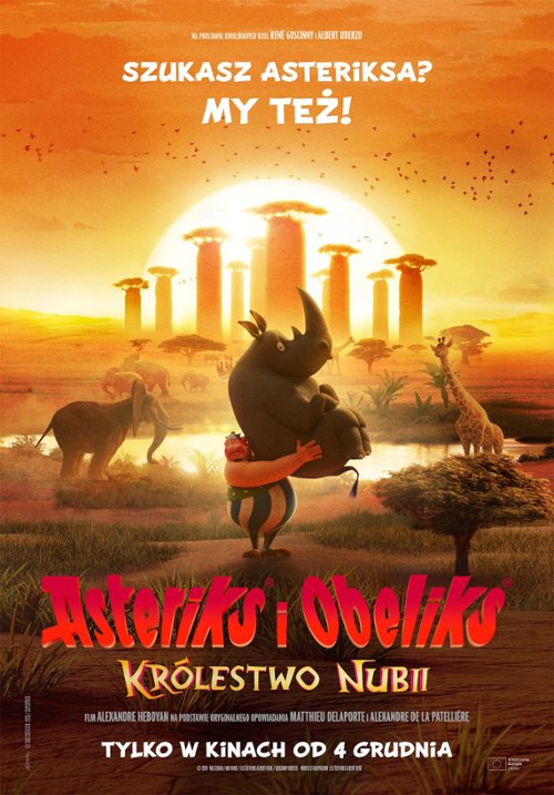 Asteriks i Obeliks: Królestwo Nubii | Astérix et le Royaume de Nubie Plakat filmu animowanego Asteriks i Obeliks: Królestwo Nubii 2026