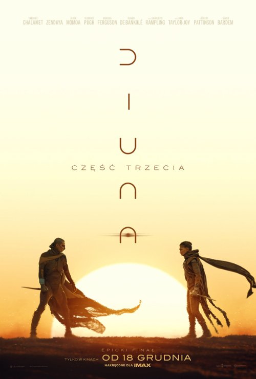 Plakat filmu Diuna: Część trzecia 2026