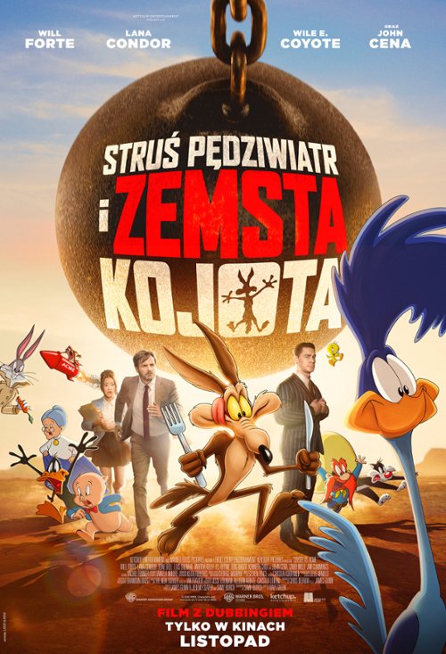 Plakat filmu Struś Pędziwiatr i zemsta Kojota 2026